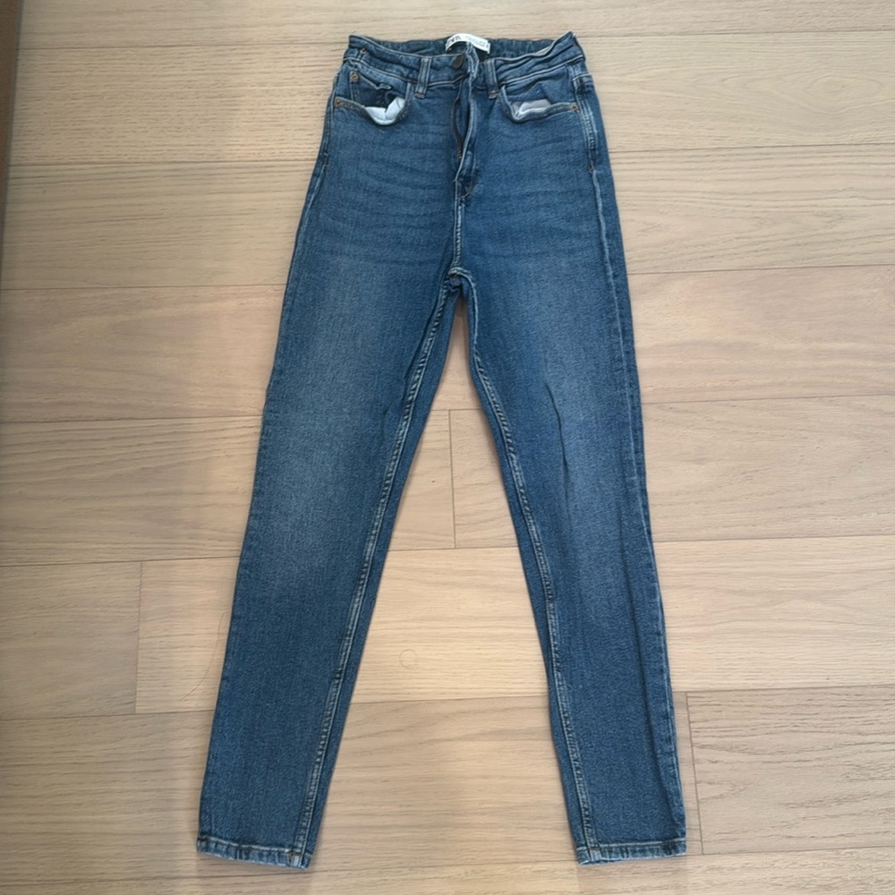 Zara skinny jeans high rise size US 4